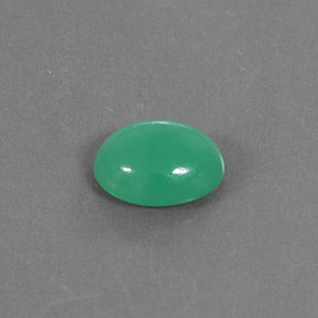 1.80 ct Green Chrysoprase Stone, Natural Chrysoprase in Oval Cabochon Shape for Sale