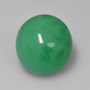 Medium Green Хризопраз Камень - 15.7ct Овал Кабошон (ID: 505713)
