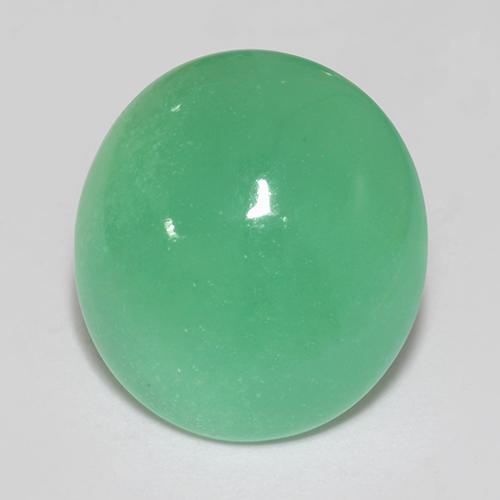 Menta verde Crisoprasio Gem - 9.1ct Ovale cabochon (ID: 510651)
