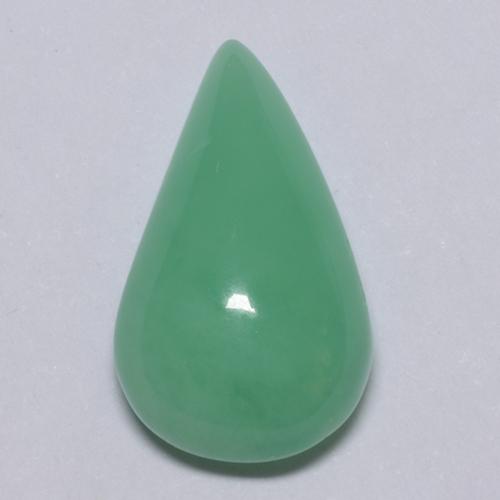 Fern Green Crisoprasio Gem - 4.5ct Cabochon pera (ID: 511283)