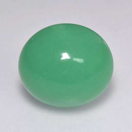 mintgrün Chrysopras Edelstein - 6.8ct Oval Cabochon (ID: 517025)
