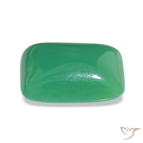 Chrysoprase Gemstone in 16 x 12 mm (calibrated) Size for Sale, Chrysoprase Stone in Light Basil Green Color