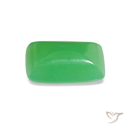 Chrysoprase Gemstone in 8.7 x 5.8 mm Size for Sale, Chrysoprase Stone in Medium Green Color