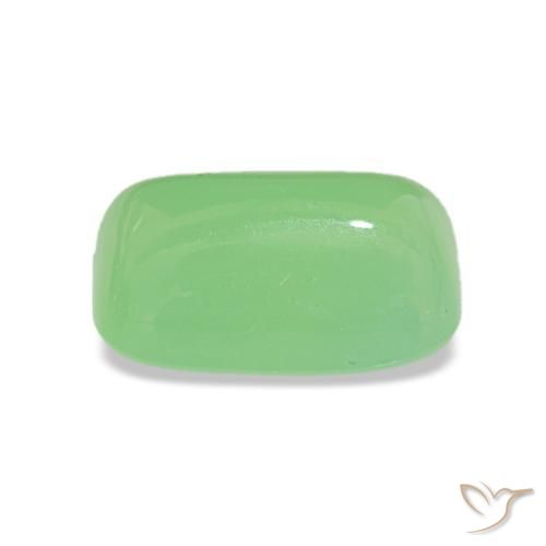 Chrysoprase Gemstone in 11.8 x 7.2 mm Size for Sale, Chrysoprase Stone in Pale Pear Green Color