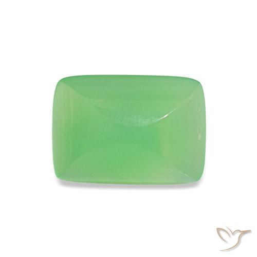 1.15ct Lively Green Chrysoprase, Baguette, Translucent