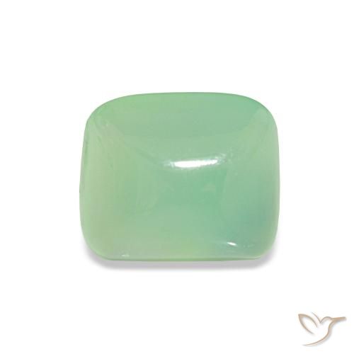 1.48ct Pale Moss Green Chrysoprase, Baguette, Translucent