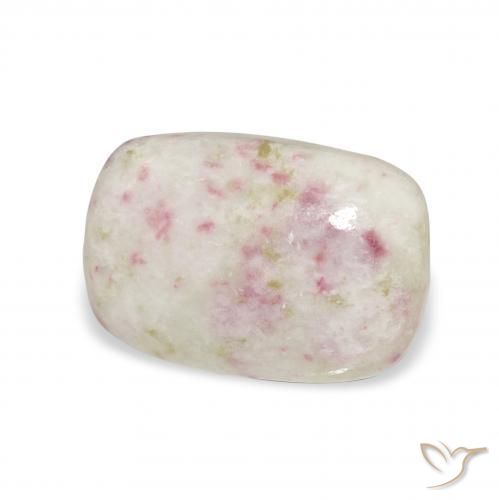 7.82 ct Multicolor Cinnabar Stone, Natural Cinnabar in Cushion Cabochon Shape for Sale