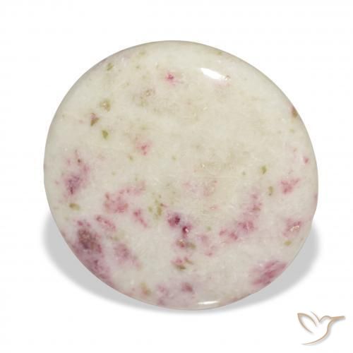 22.92 ct Multicolor Cinnabar Stone, Natural Cinnabar in Round Cabochon Shape for Sale