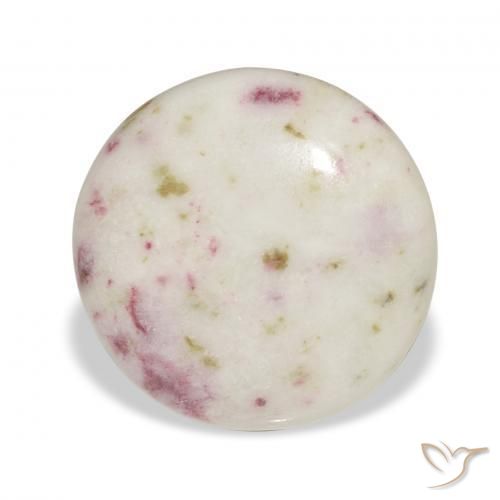 11.66 ct Multicolor Cinnabar Stone, Natural Cinnabar in Round Cabochon Shape for Sale