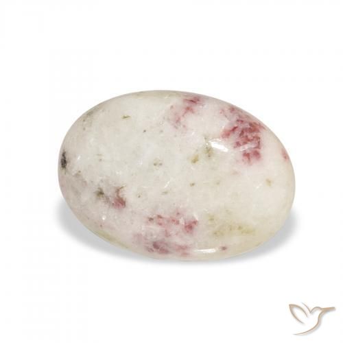 6.51 ct Multicolor Cinnabar Stone, Natural Cinnabar in Oval Cabochon Shape for Sale