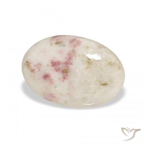 7.71 ct Multicolor Cinnabar Stone, Natural Cinnabar in Oval Cabochon Shape for Sale