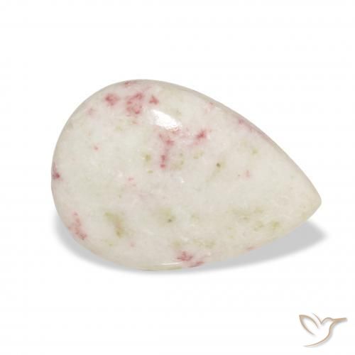 10.20 ct Multicolor Cinnabar Stone, Natural Cinnabar in Pear Cabochon Shape for Sale