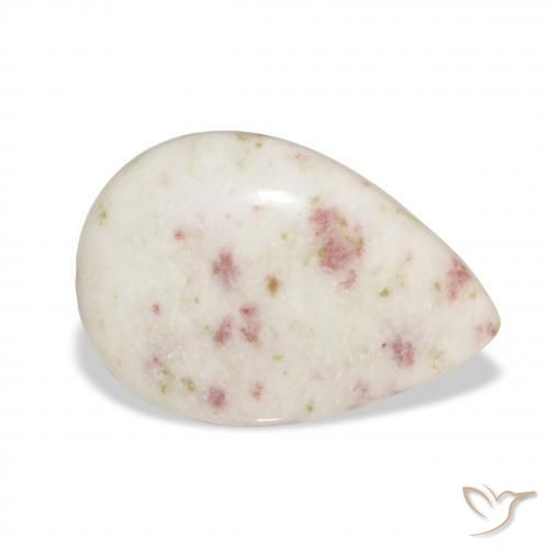 13.96 ct Multicolor Cinnabar Stone, Natural Cinnabar in Pear Cabochon Shape for Sale