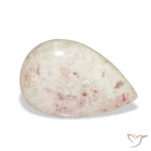 13.15 ct Multicolor Cinnabar Stone, Natural Cinnabar in Pear Cabochon Shape for Sale