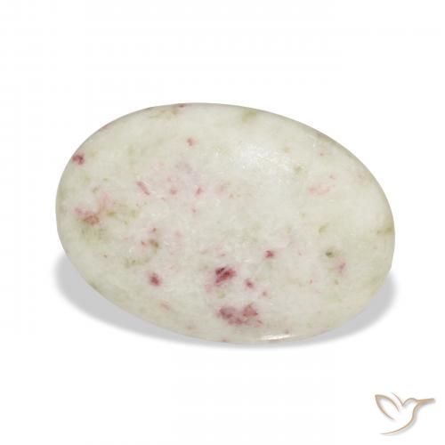 16.75 ct Multicolor Cinnabar Stone, Natural Cinnabar in Oval Cabochon Shape for Sale