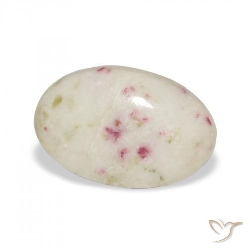 6.28 ct Multicolor Cinnabar Stone, Natural Cinnabar in Oval Cabochon Shape for Sale