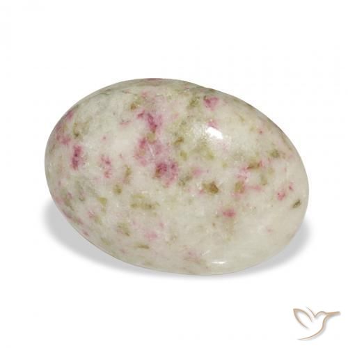 12.03 ct Multicolor Cinnabar Stone, Natural Cinnabar in Oval Cabochon Shape for Sale