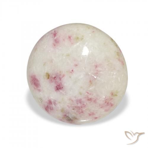 9.25 ct Multicolor Cinnabar Stone, Natural Cinnabar in Round Cabochon Shape for Sale