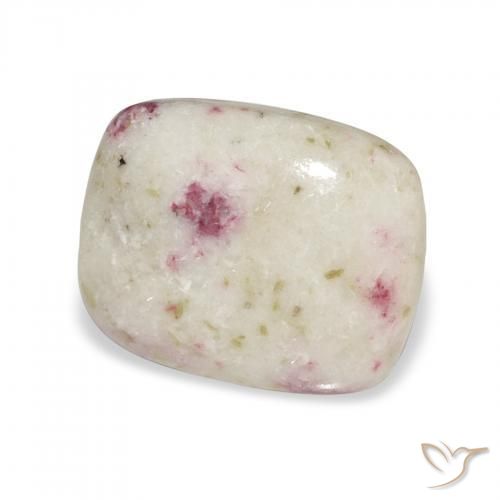 8.57 ct Multicolor Cinnabar Stone, Natural Cinnabar in Cushion Cabochon Shape for Sale