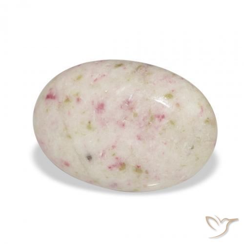 9.01 ct Multicolor Cinnabar Stone, Natural Cinnabar in Oval Cabochon Shape for Sale