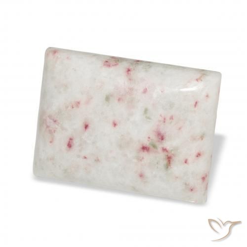 14.78 ct Multicolor Cinnabar Stone, Natural Cinnabar in Baguette Cabochon Shape for Sale