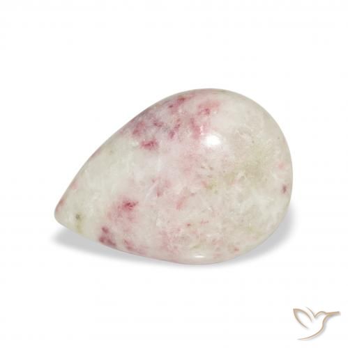 6.94ct Natural Multicolor Cinnabar, Pear Shape, Opaque