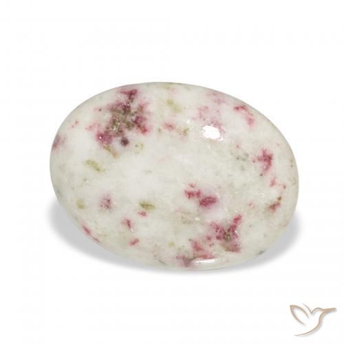 9.45 ct Multicolor Cinnabar Stone, Natural Cinnabar in Oval Cabochon Shape for Sale