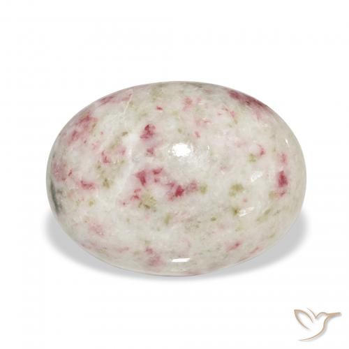 16.30 ct Multicolor Cinnabar Gemstone, Cinnabar Gem in Oval Cabochon Shape for Sale.