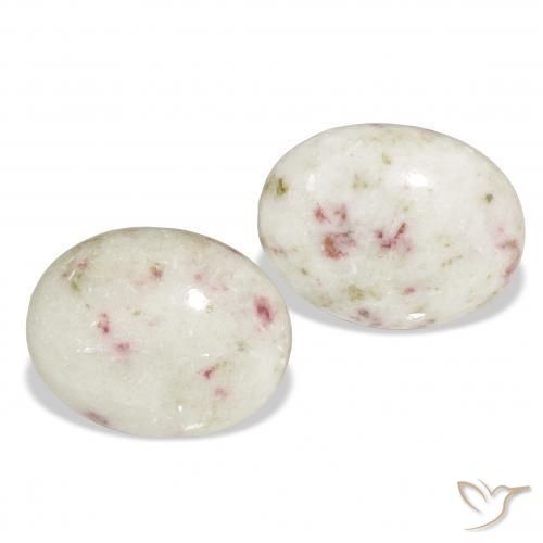 15.55 ctw Multicolor Cinnabar Stones, Natural Cinnabar in Oval Cabochon Shape for Sale