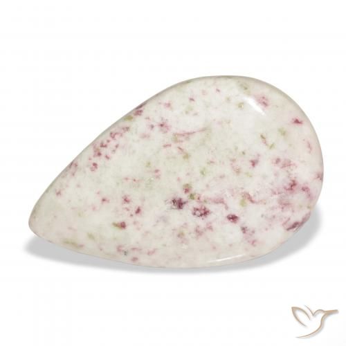 28.04ct Natural Multicolor Cinnabar, Pear Shape, Opaque