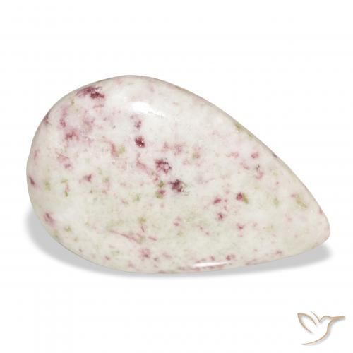 28.04 ct Multicolor Cinnabar Stone, Natural Cinnabar in Pear Cabochon Shape for Sale