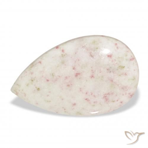 18.48ct Natural Multicolor Cinnabar, Pear Shape, Opaque