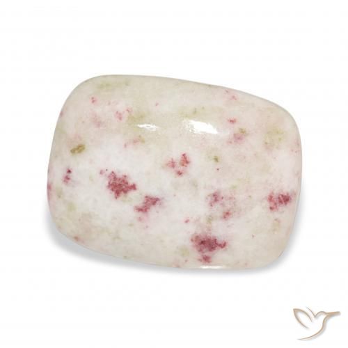 8.81 ct Multicolor Cinnabar Stone, Natural Cinnabar in Cushion Cabochon Shape for Sale