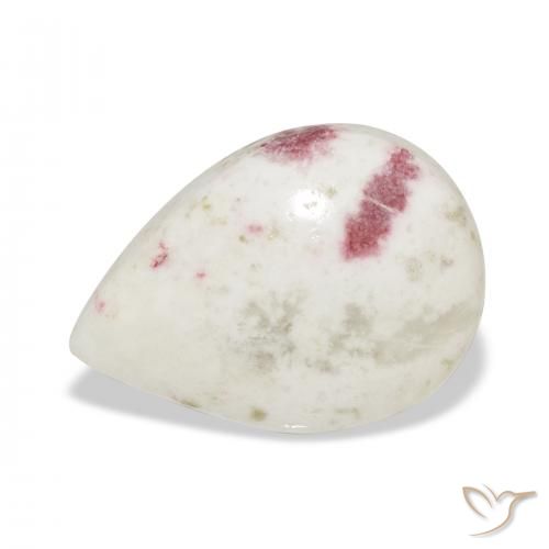 9.98ct Natural Multicolor Cinnabar, Pear Shape, Opaque