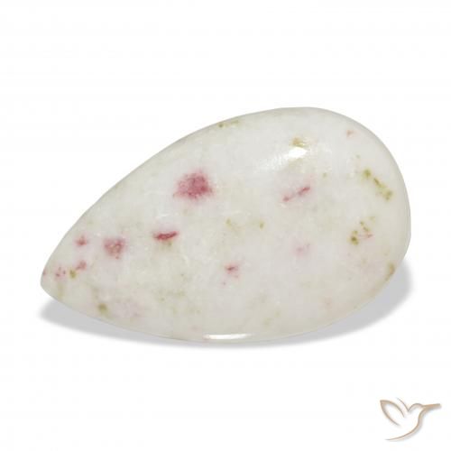 14.91ct Natural Multicolor Cinnabar, Pear Shape, Opaque