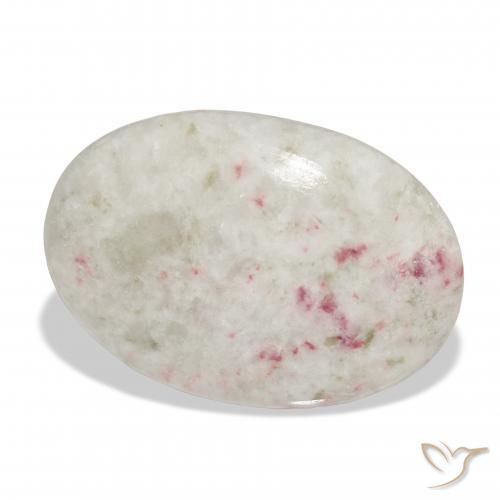 22.79 ct Multicolor Cinnabar Stone, Natural Cinnabar in Oval Cabochon Shape for Sale