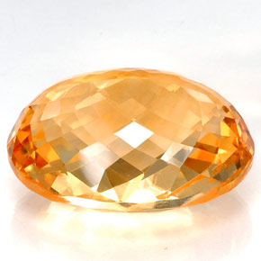 Citrine Gemstone in 21.9 x 16.9 mm Size for Sale, Citrine Stone in Yellow Golden Color