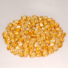 Citrine Gemstone in 5 x 3 mm (calibrated) Size for Sale, Citrine Stone in Yellow Golden Color