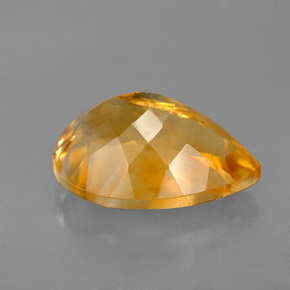 Citrine Gemstone in 14 x 10.1 mm Size for Sale, Citrine Stone in Yellow Golden Color