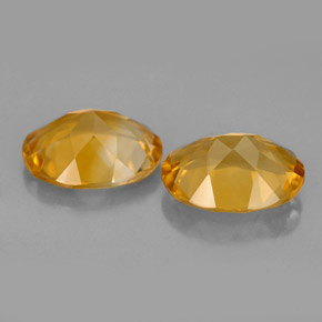 Citrine Gemstone in 10 x 8 mm (calibrated) Size for Sale, Citrine Stone in Yellow Golden Color