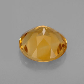 Citrine Gemstone in 9 mm (calibrated) Size for Sale, Citrine Stone in Yellow Golden Color