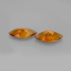 Citrine Gemstone in 10 x 5 mm (calibrated) Size for Sale, Citrine Stone in Orange Color