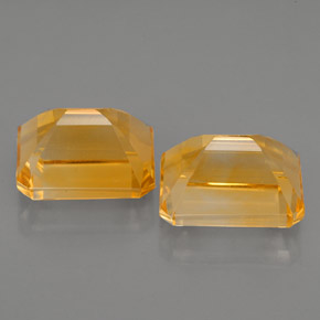 Citrine Gemstone in 9 x 7 mm (calibrated) Size for Sale, Citrine Stone in Yellow Golden Color