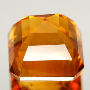 Citrine Gemstone in 8.1 x 7.9 mm Size for Sale, Citrine Stone in Madeira Color
