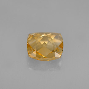 Citrine Gemstone in 7.1 x 7 mm Size for Sale, Citrine Stone in Yellow Golden Color