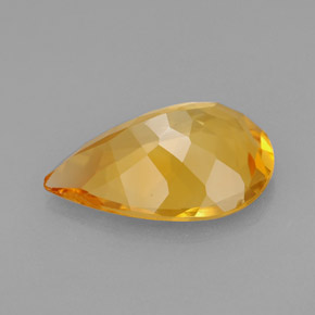 Citrine Gemstone in 13 x 9 mm (calibrated) Size for Sale, Citrine Stone in Yellow Orange Color