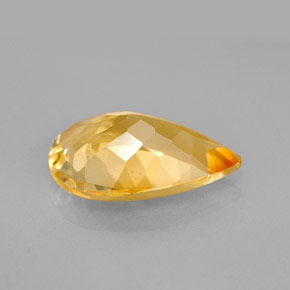 Citrine Gemstone in 15 x 10 mm (calibrated) Size for Sale, Citrine Stone in Yellow Golden Color