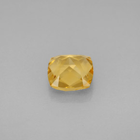 Citrine Gemstone in 7.1 x 7 mm Size for Sale, Citrine Stone in Yellow Golden Color