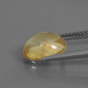 Citrine Gemstone in 10.7 x 9.1 mm Size for Sale, Citrine Stone in Yellow Golden Color