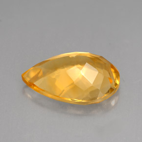 Citrine Gemstone in 13 x 9 mm (calibrated) Size for Sale, Citrine Stone in Yellow Golden Color